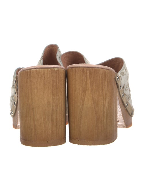 Penelope Chilvers Ponyhair Studded Accents Mules