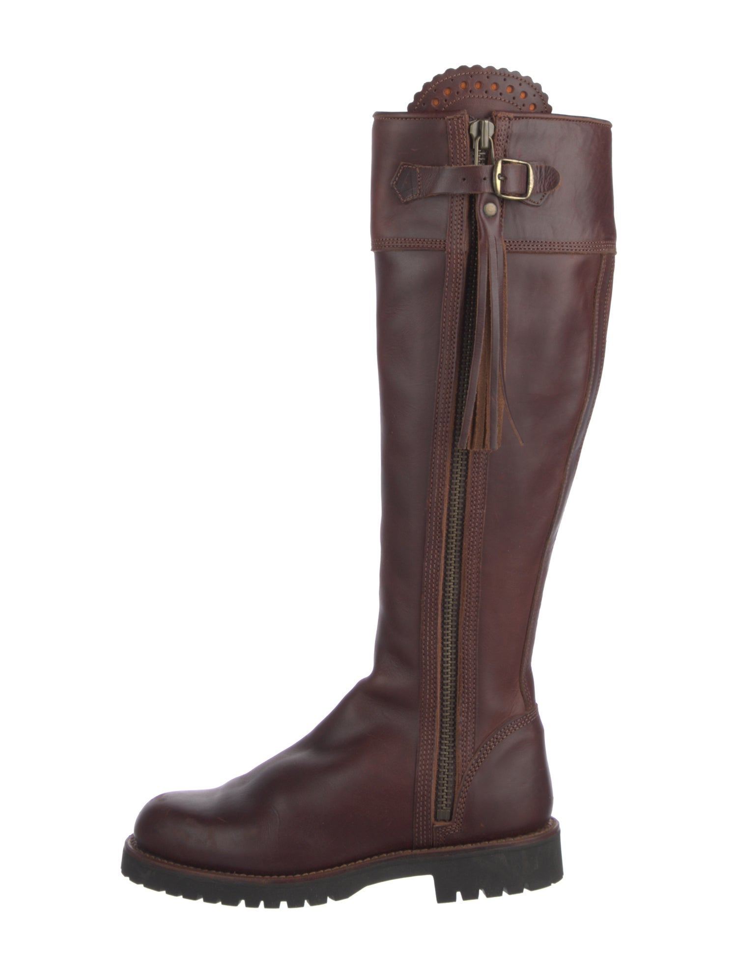 Penelope Chilvers Leather Tassel Accents Boots