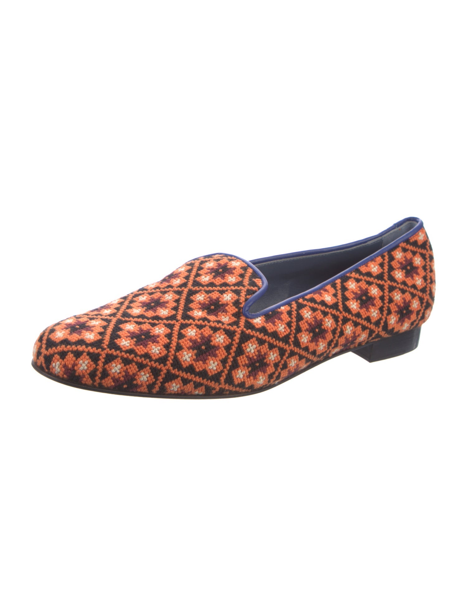 Penelope Chilvers Floral Print Loafers