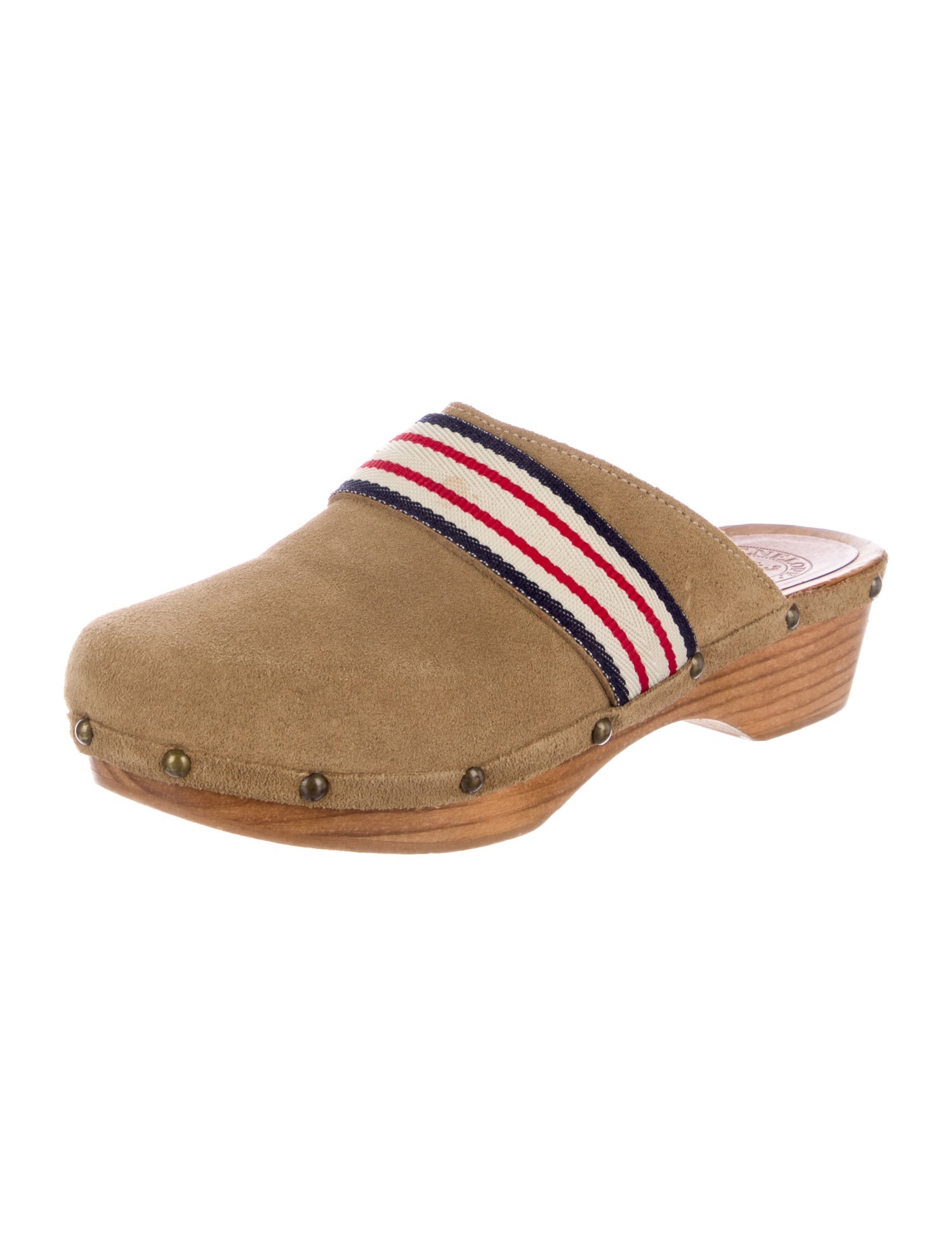 Penelope Chilvers Suede Striped Mules