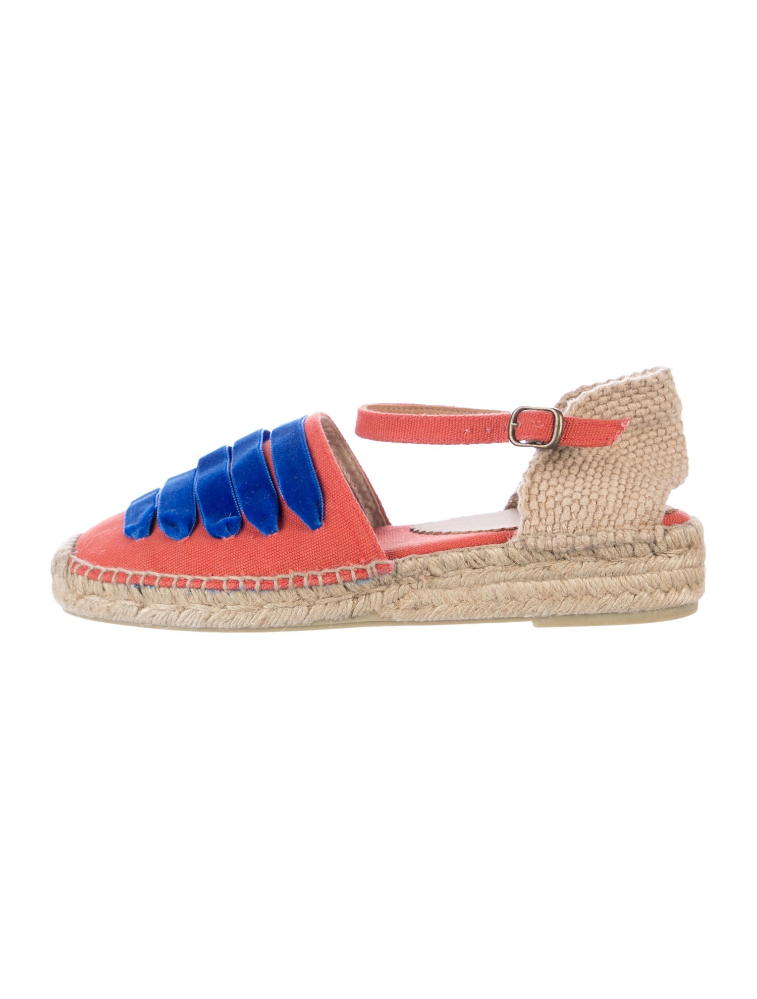Penelope Chilvers Canvas Colorblock Pattern Espadrilles