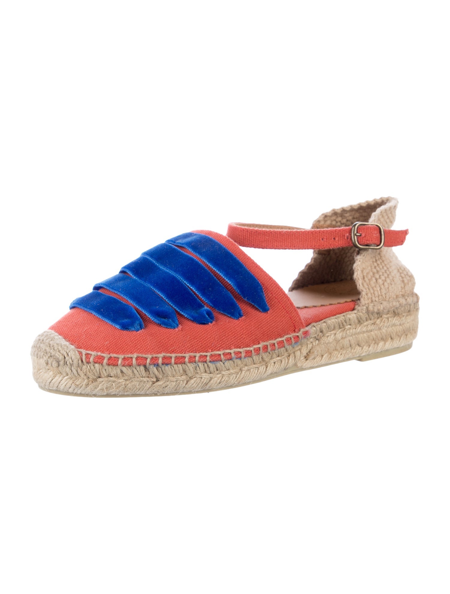 Penelope Chilvers Canvas Colorblock Pattern Espadrilles
