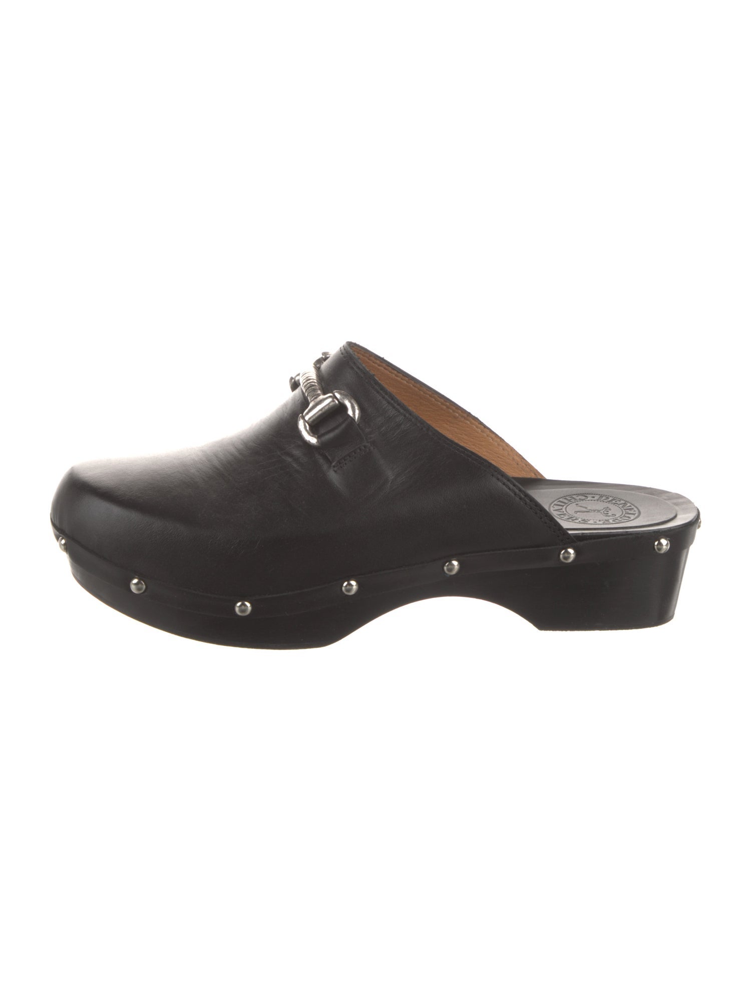 Penelope Chilvers Leather Studded Accents Mules