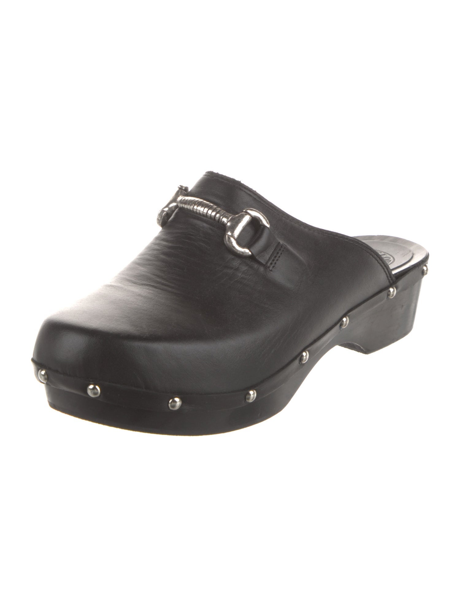 Penelope Chilvers Leather Studded Accents Mules