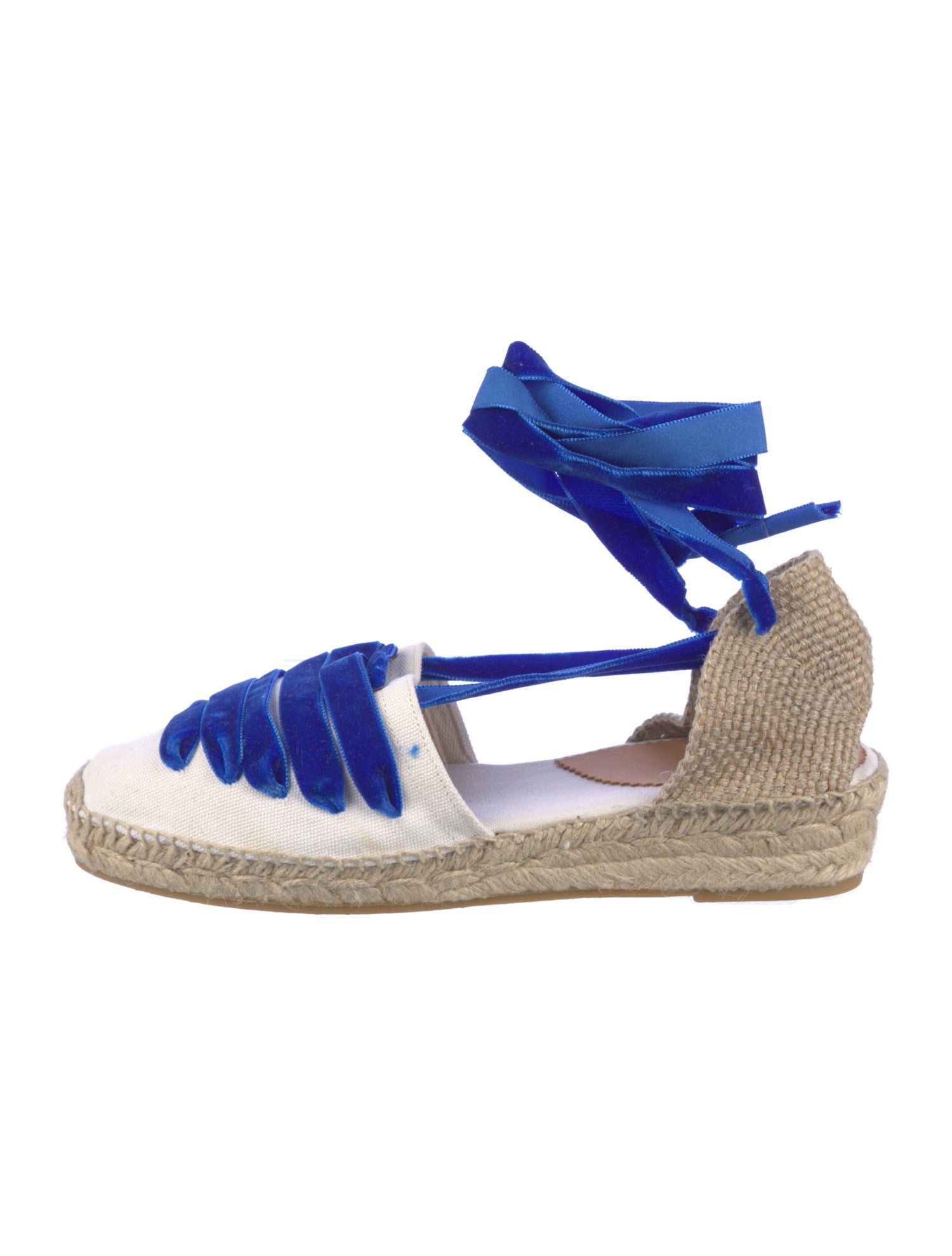 Penelope Chilvers Canvas Colorblock Pattern D'Orsay Pumps