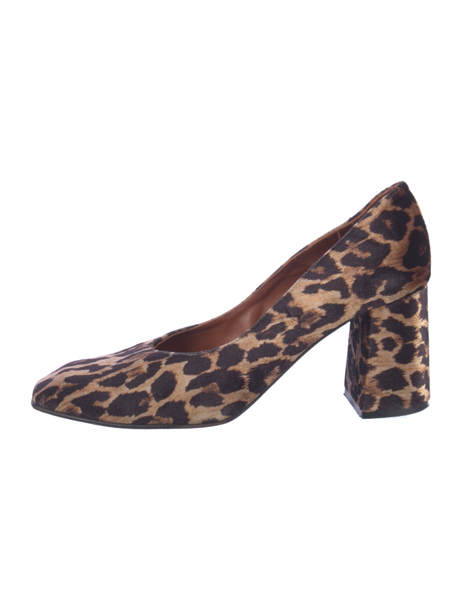 Penelope Chilvers Suede Animal Print Pumps