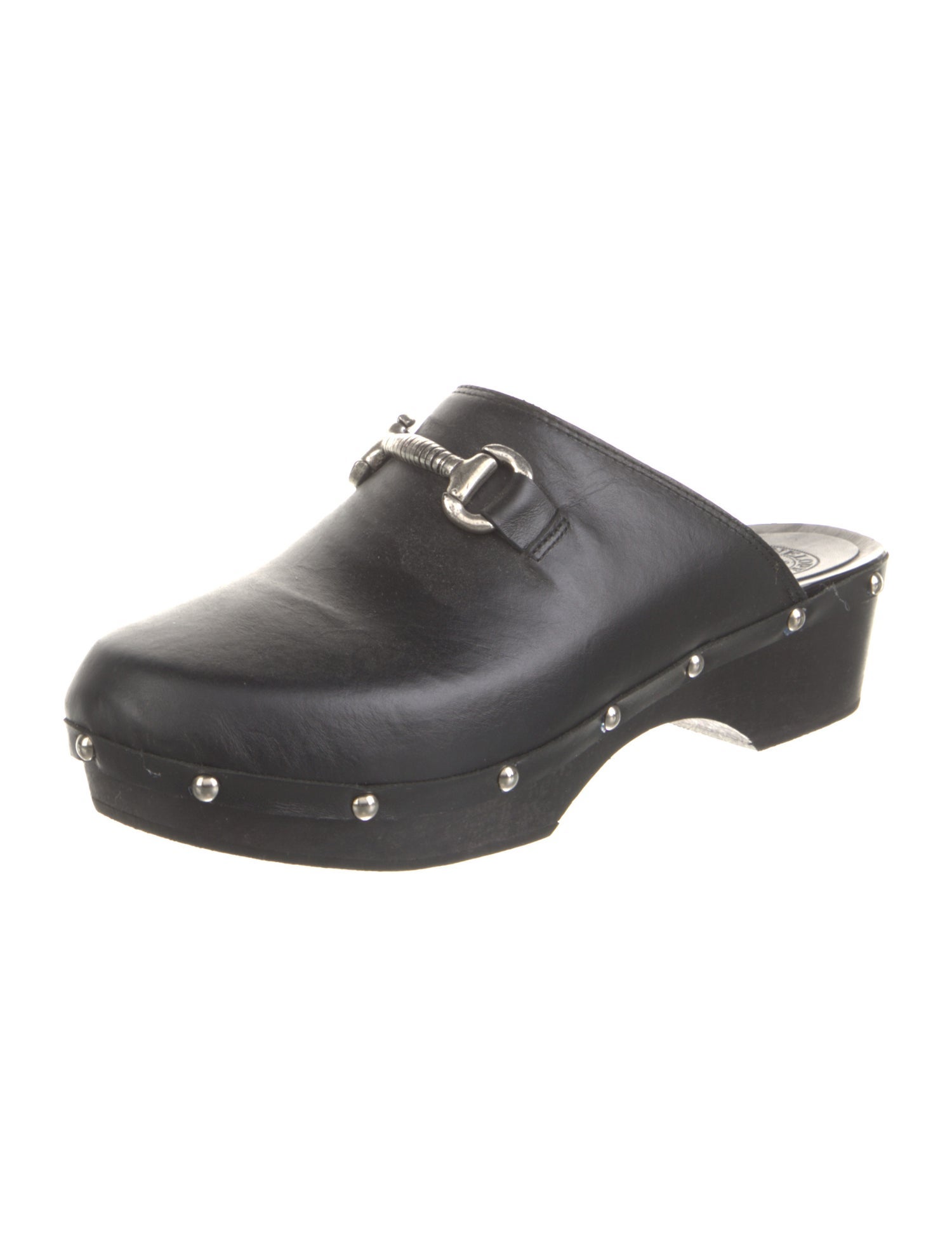 Penelope Chilvers Leather Studded Accents Mules