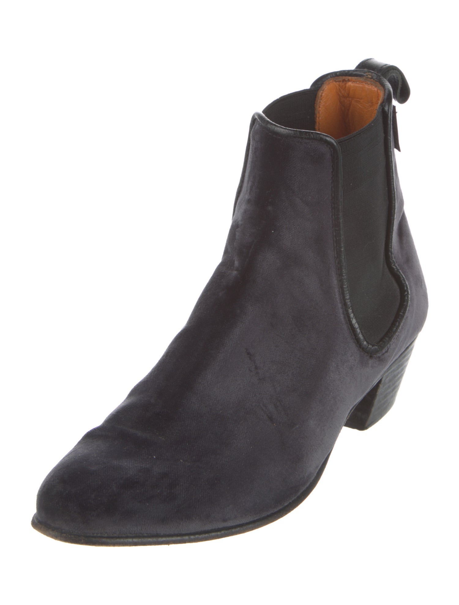 Penelope Chilvers Velvet Chelsea Boots
