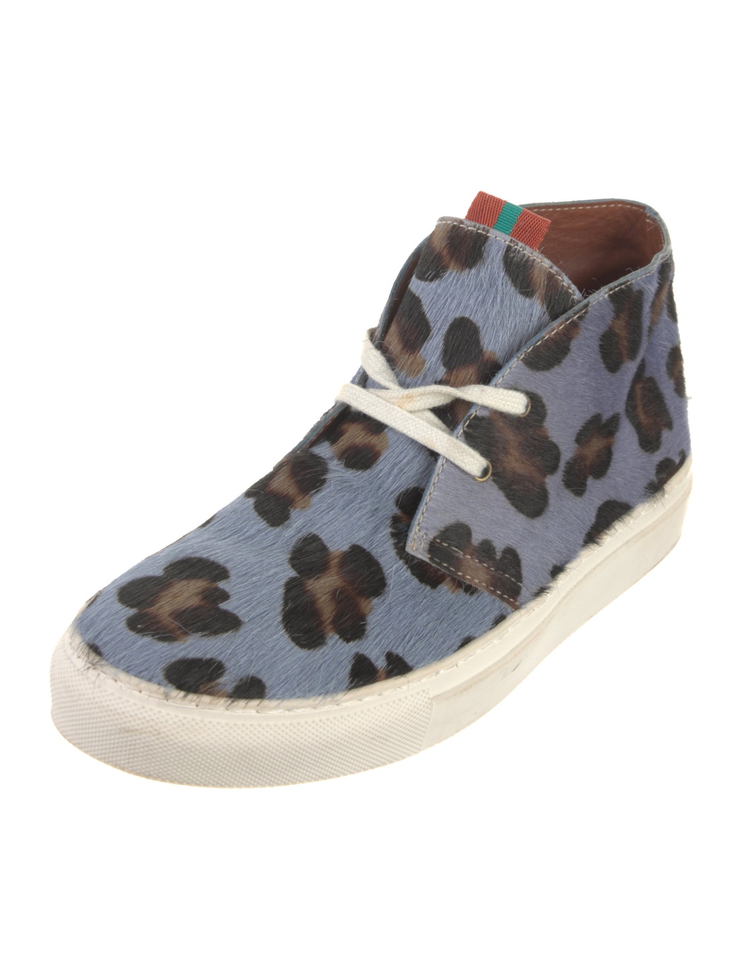 Penelope Chilvers Ponyhair Animal Print Sneakers