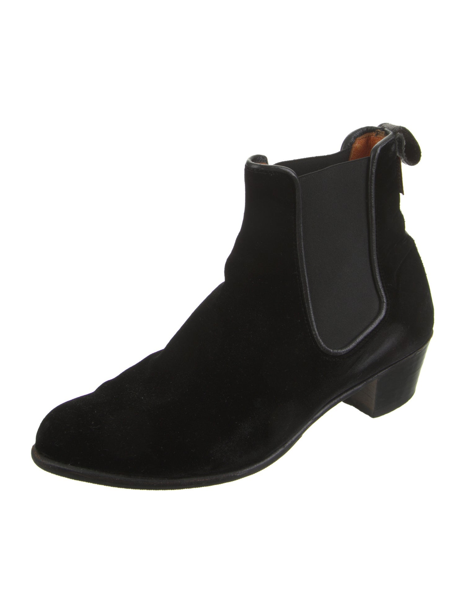 Penelope Chilvers Velvet Chelsea Boots