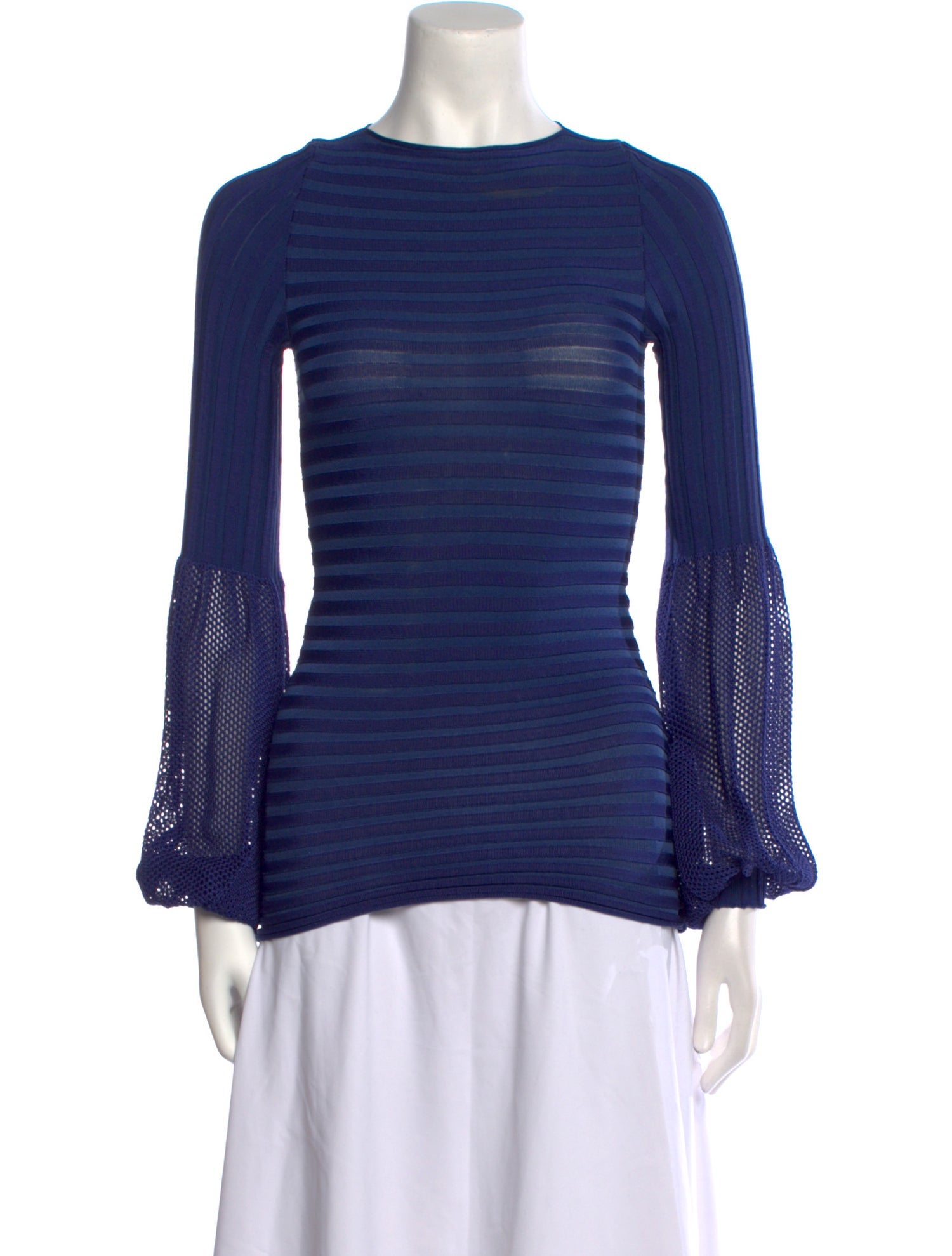 Pepa Pombo Crew Neck Long Sleeve Top