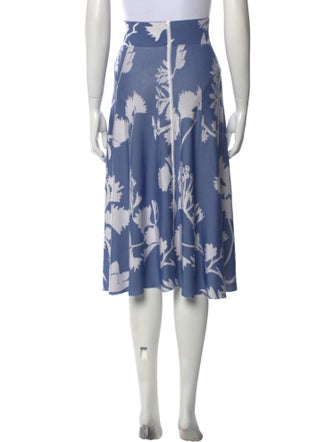 Pepa Pombo Wool Midi Length Skirt