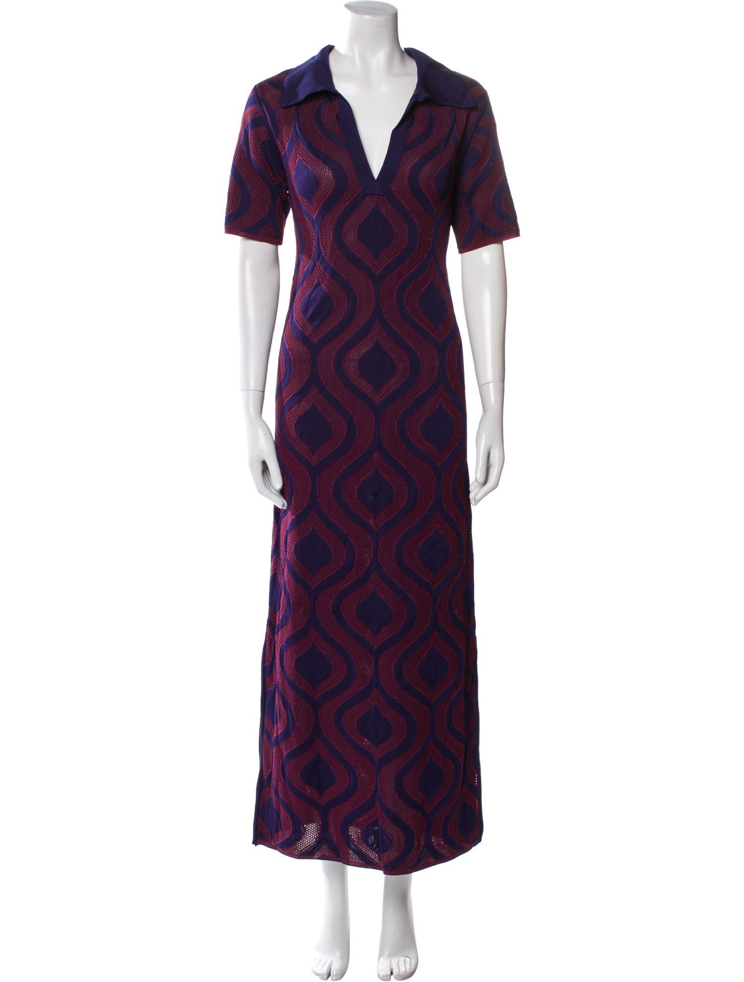 Pepa Pombo Printed Long Dress