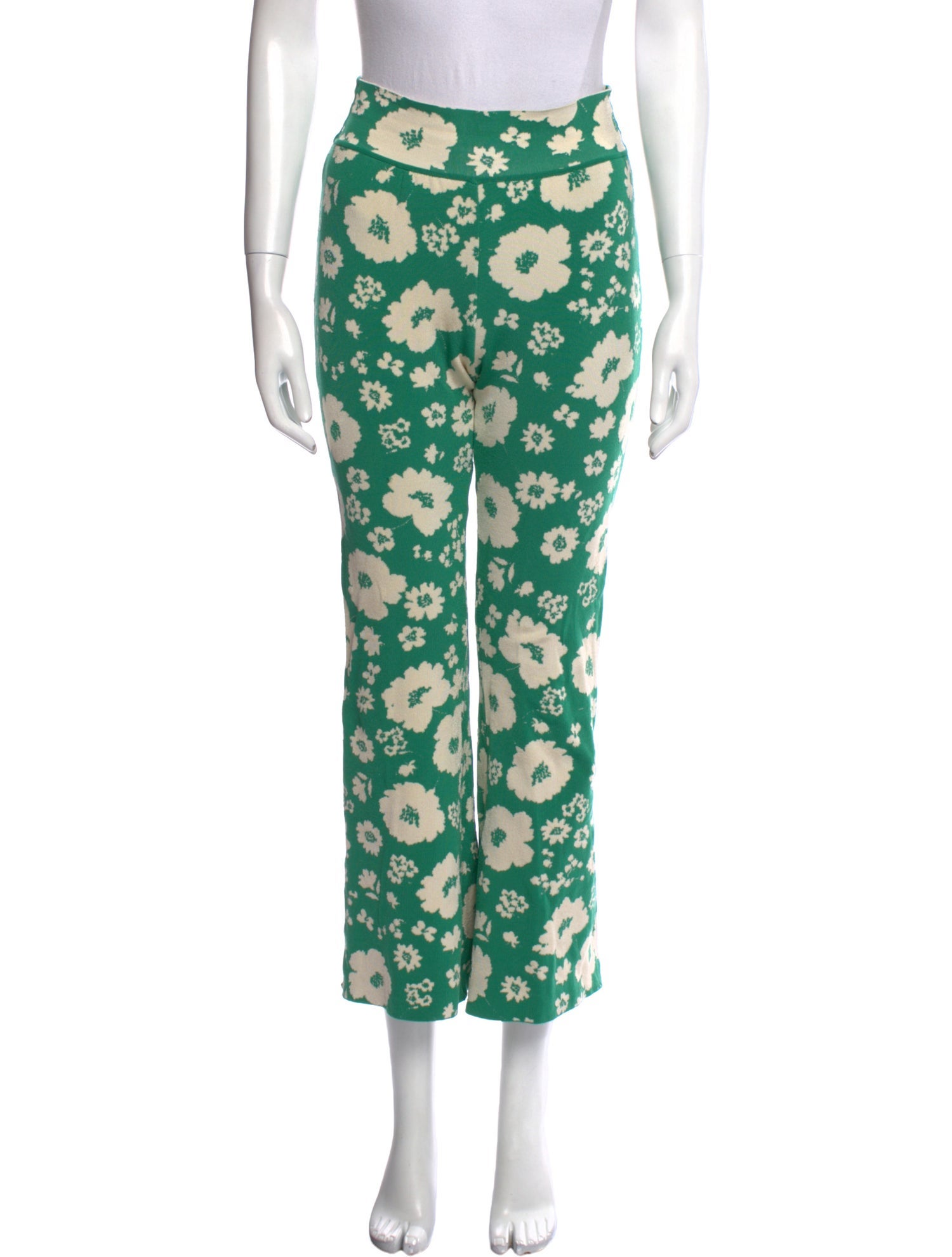 Pepa Pombo Floral Print Wide Leg Pants