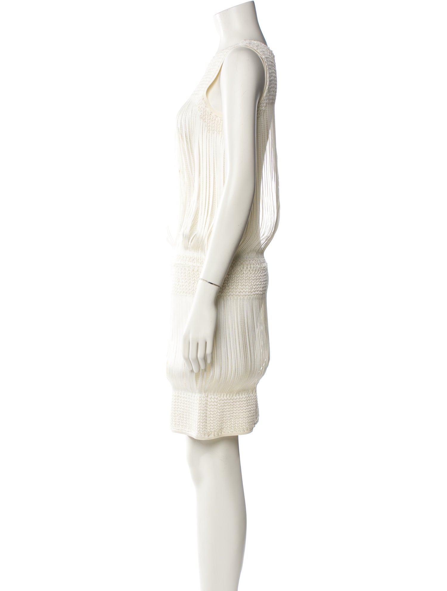 Pepa Pombo Scoop Neck Knee-Length Dress