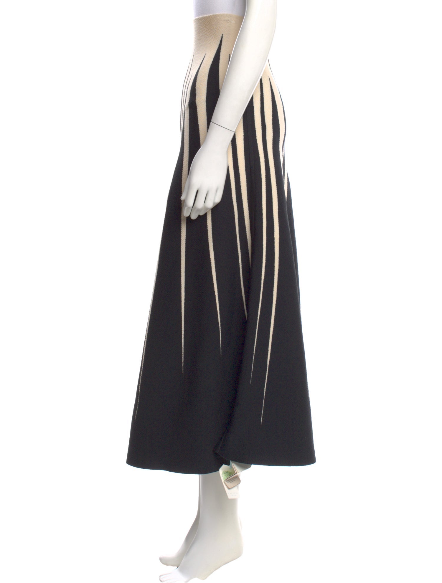 Pepa Pombo Striped Midi Length Skirt w/ Tags