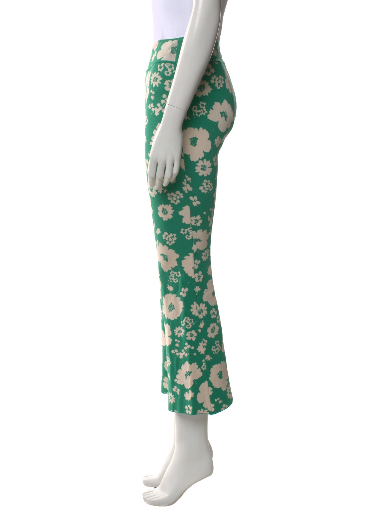 Pepa Pombo Floral Print Wide Leg Pants