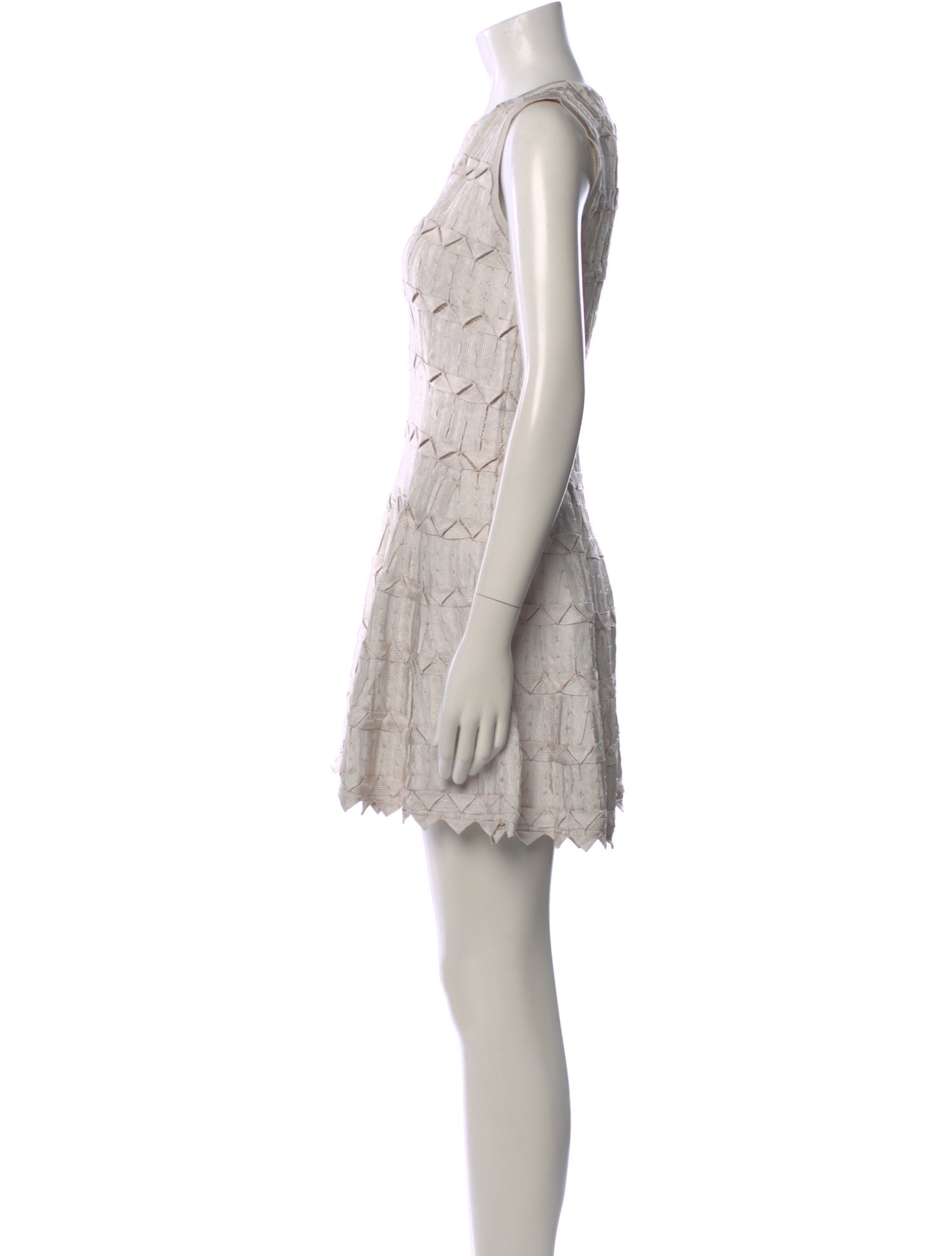 Pepa Pombo Patterned Mini Dress w/ Tags