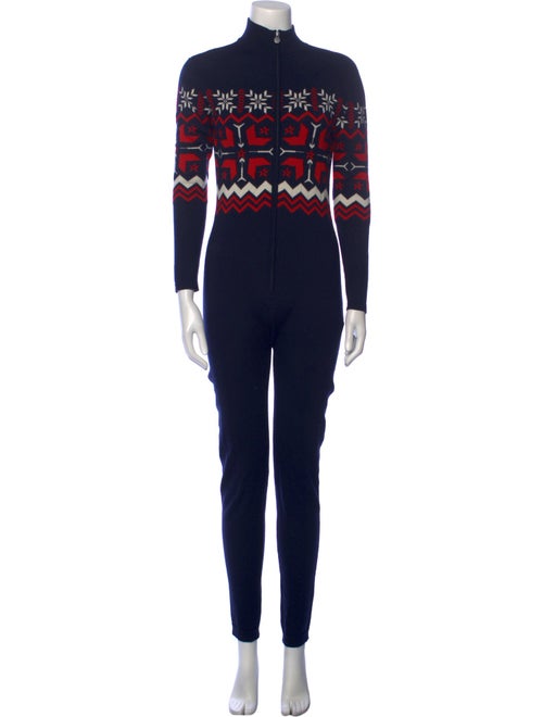 Perfect Moment Merino Wool Graphic Print Jumpsuit