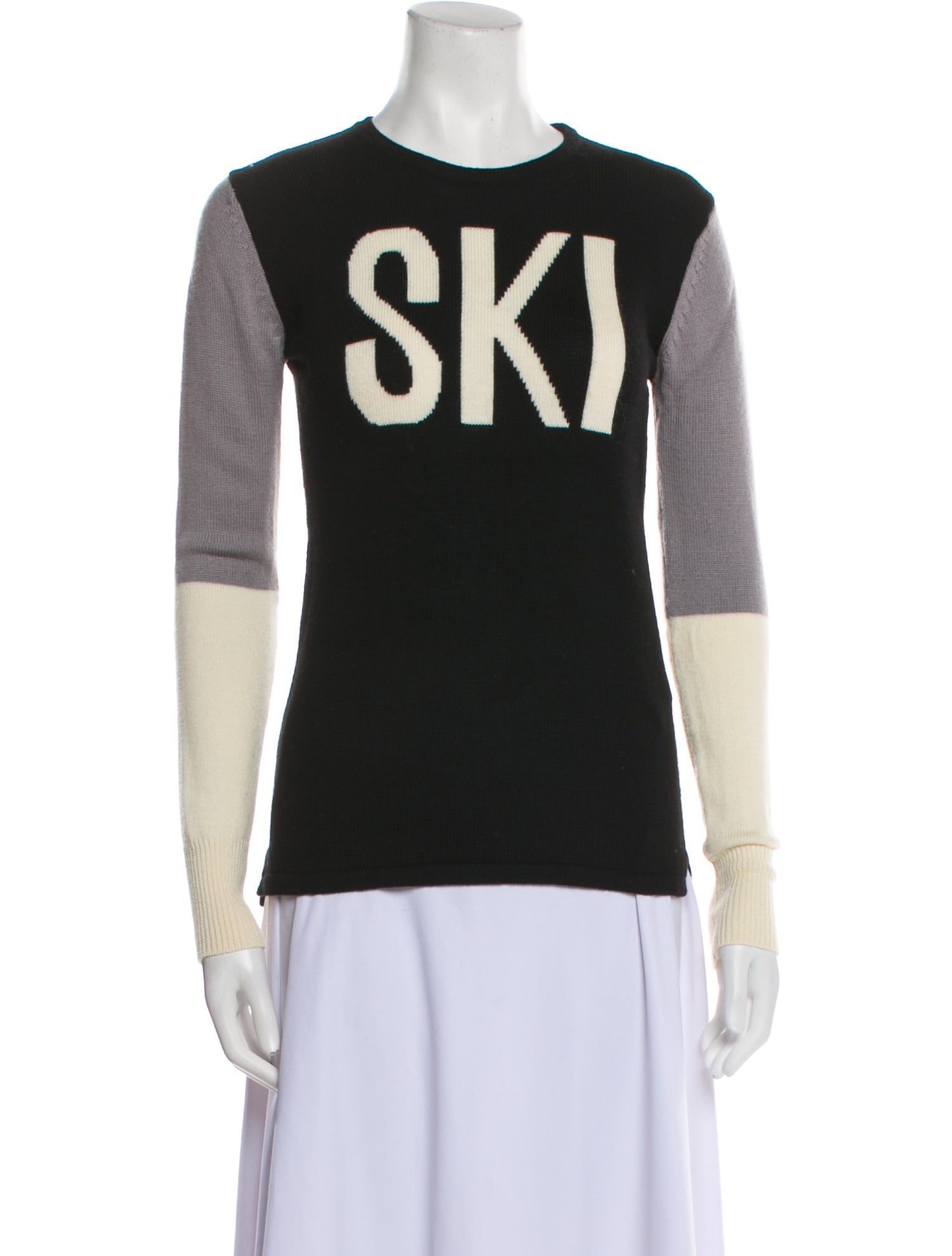 Perfect Moment Wool Graphic Print Sweater