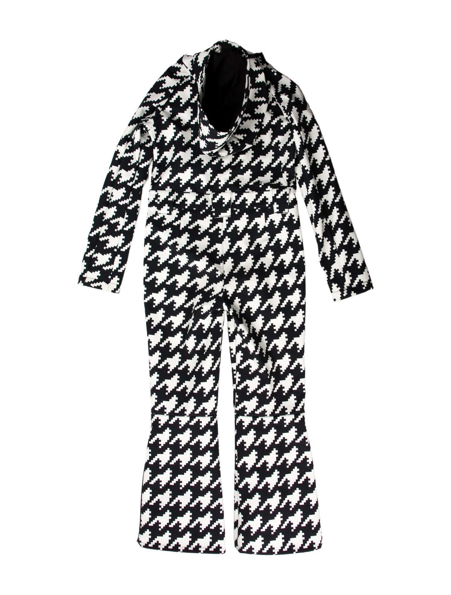 Perfect Moment Houndstooth Print Cowl Neck Jumpsuit