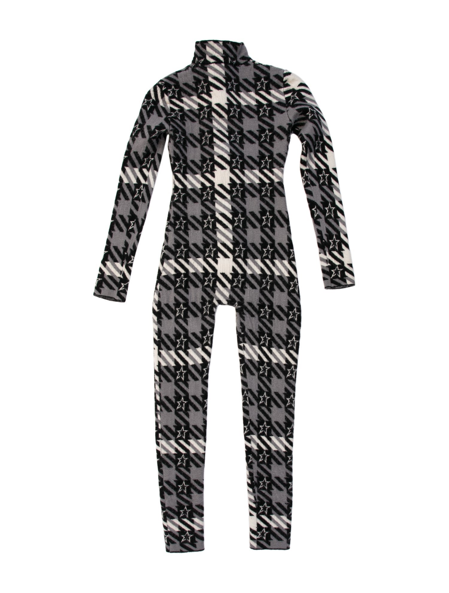 Perfect Moment Wool Houndstooth Print Jumpsuit
