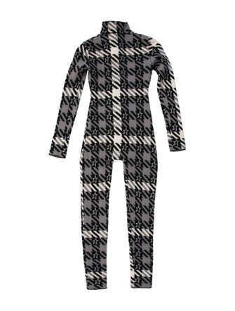 Perfect Moment Wool Houndstooth Print Jumpsuit