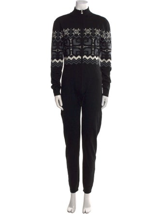 Perfect Moment Merino Wool Printed Jumpsuit