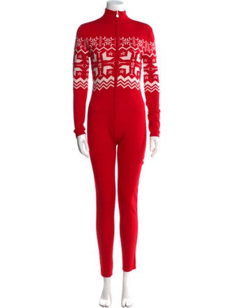 Perfect Moment Merino Wool Mock Neck Jumpsuit