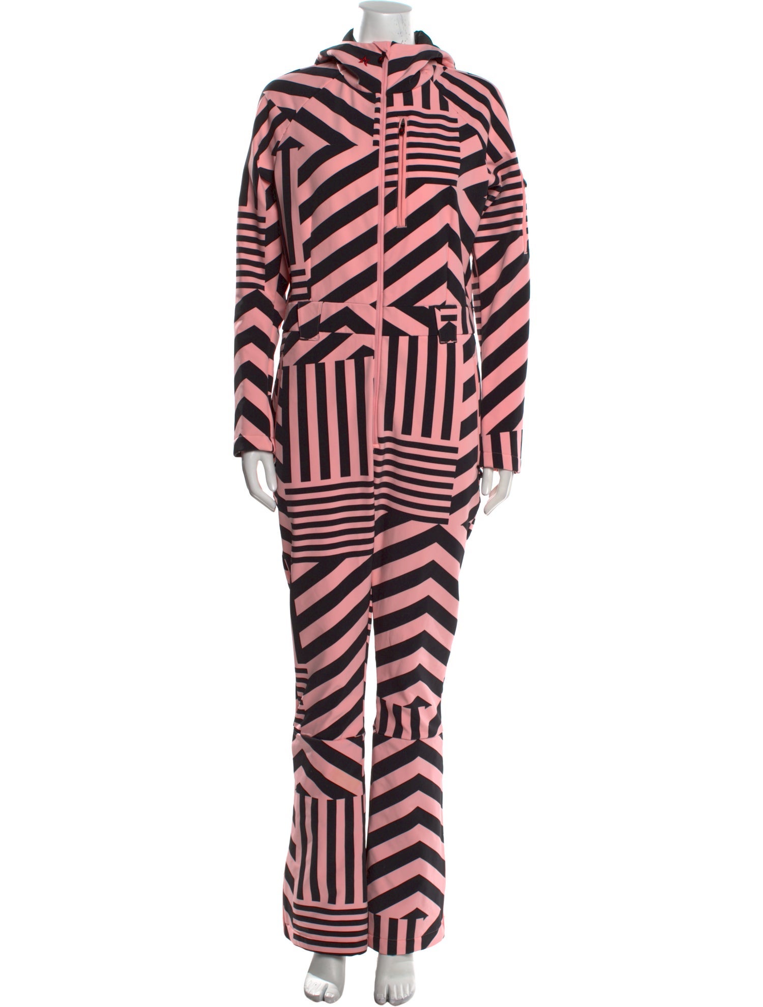 Perfect Moment Nylon Striped Jumpsuit