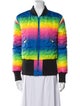 Perfect Moment Colorblock Pattern Down Jacket