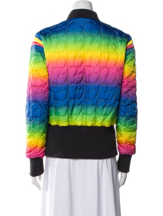 Perfect Moment Colorblock Pattern Down Jacket