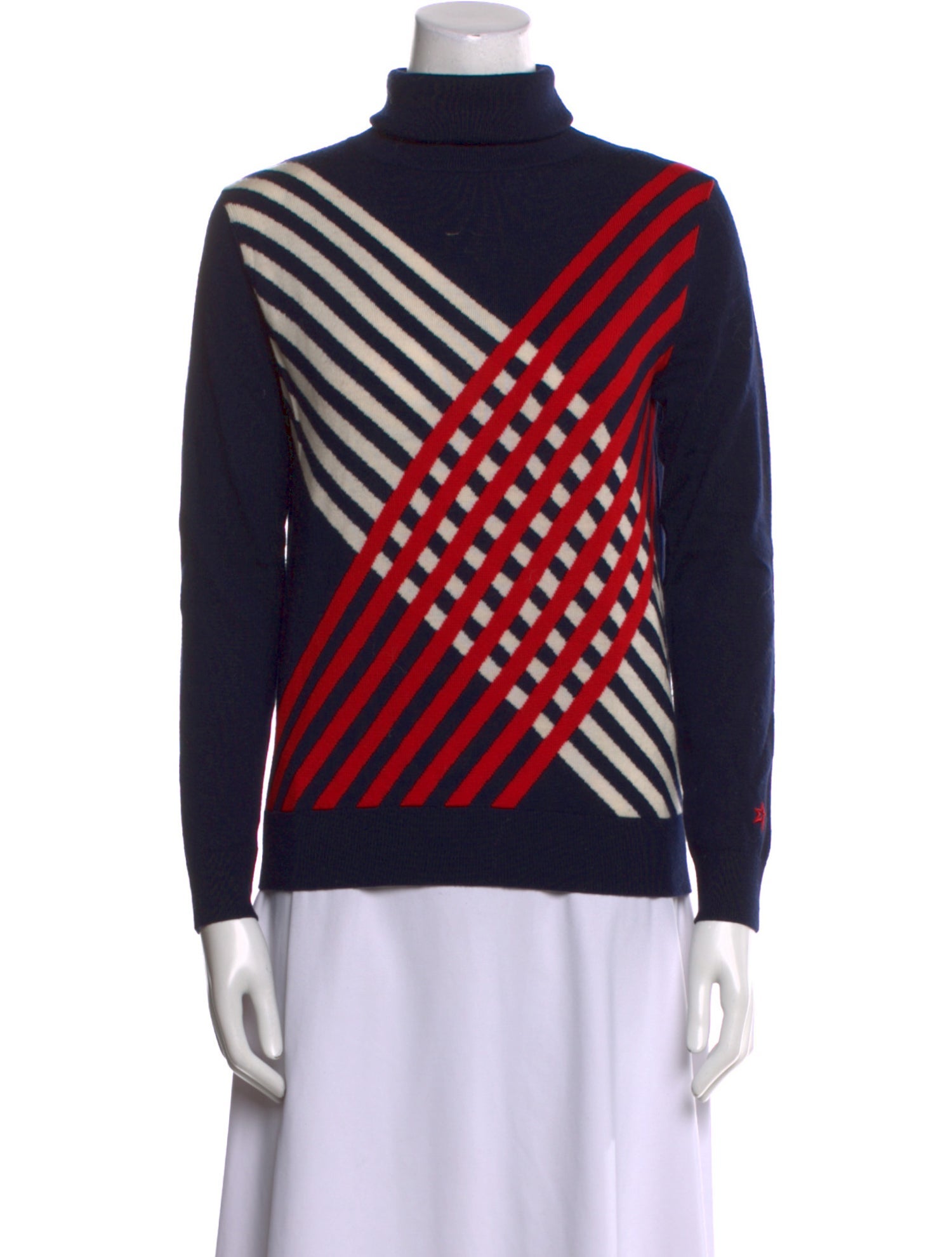 Perfect Moment Merino Wool Printed Sweater