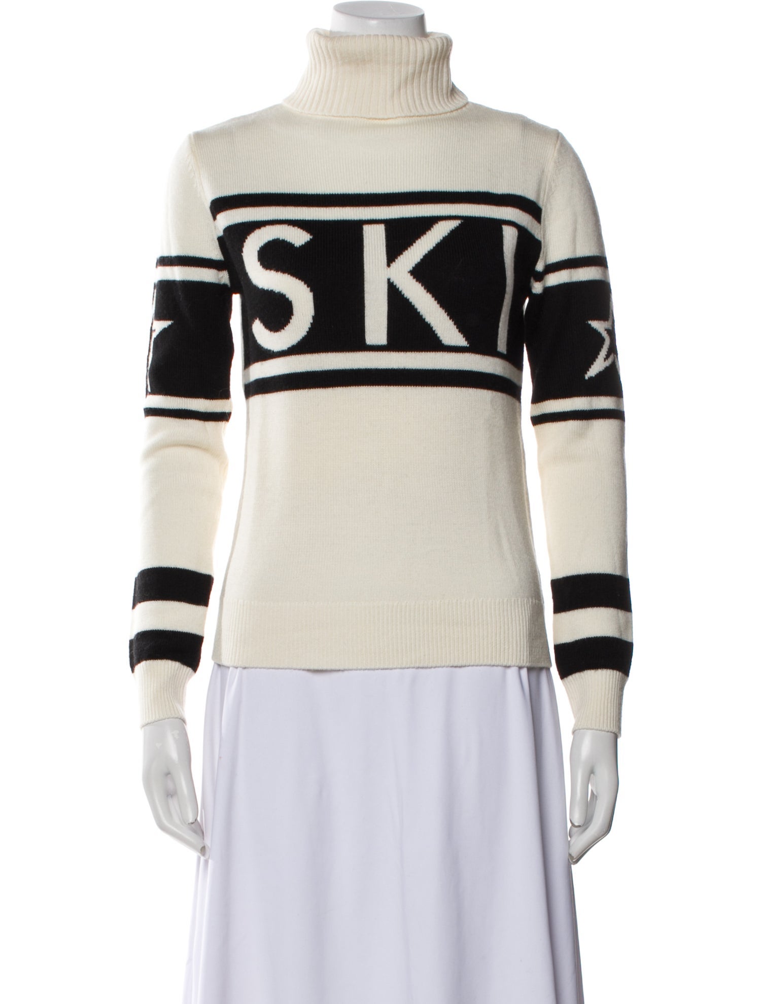 Perfect Moment Merino Wool Striped Sweater