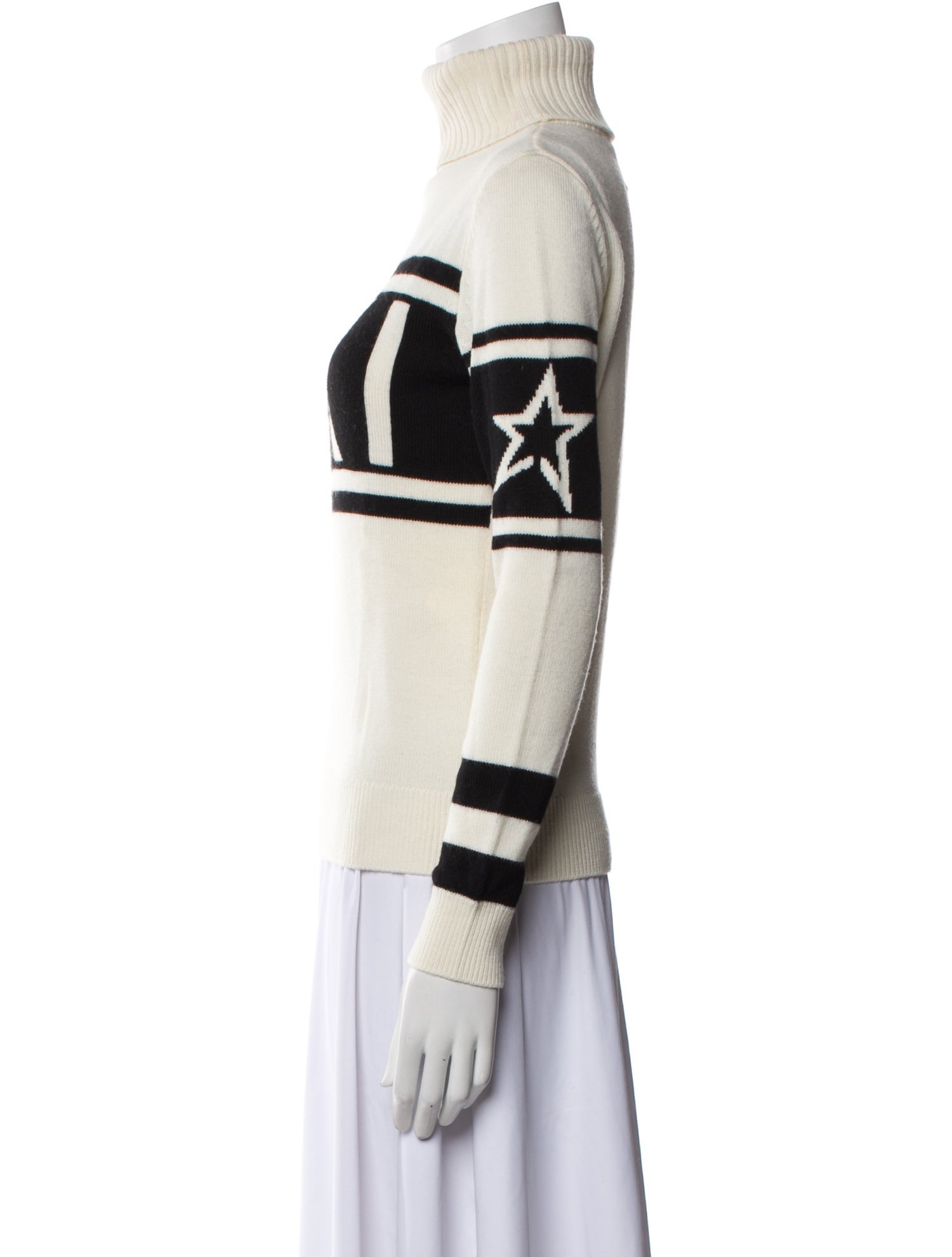 Perfect Moment Merino Wool Striped Sweater