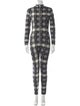 Perfect Moment Merino Wool Houndstooth Print Jumpsuit
