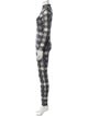 Perfect Moment Merino Wool Houndstooth Print Jumpsuit