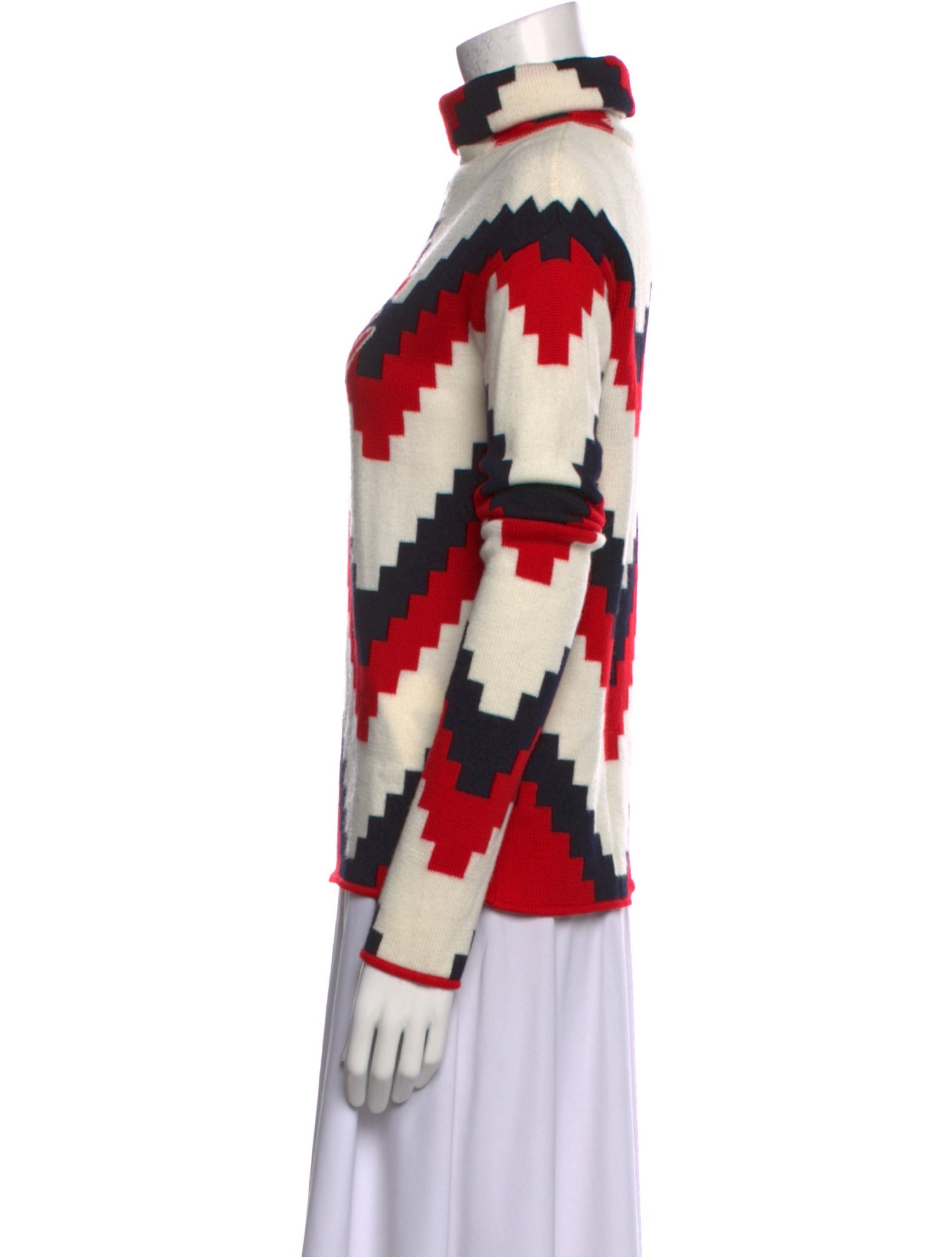 Perfect Moment Merino Wool Printed Sweater