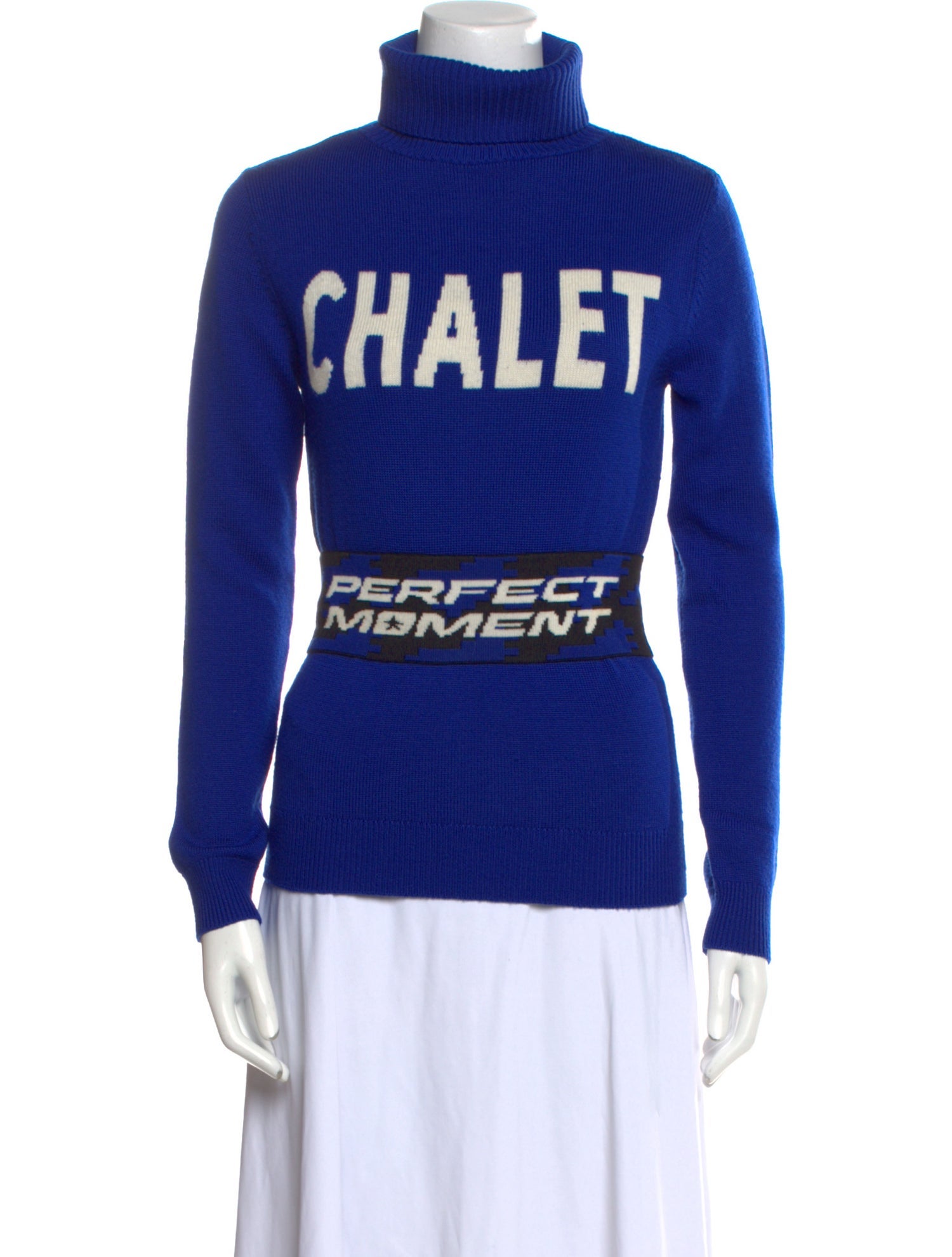 Perfect Moment Merino Wool Graphic Print Sweater