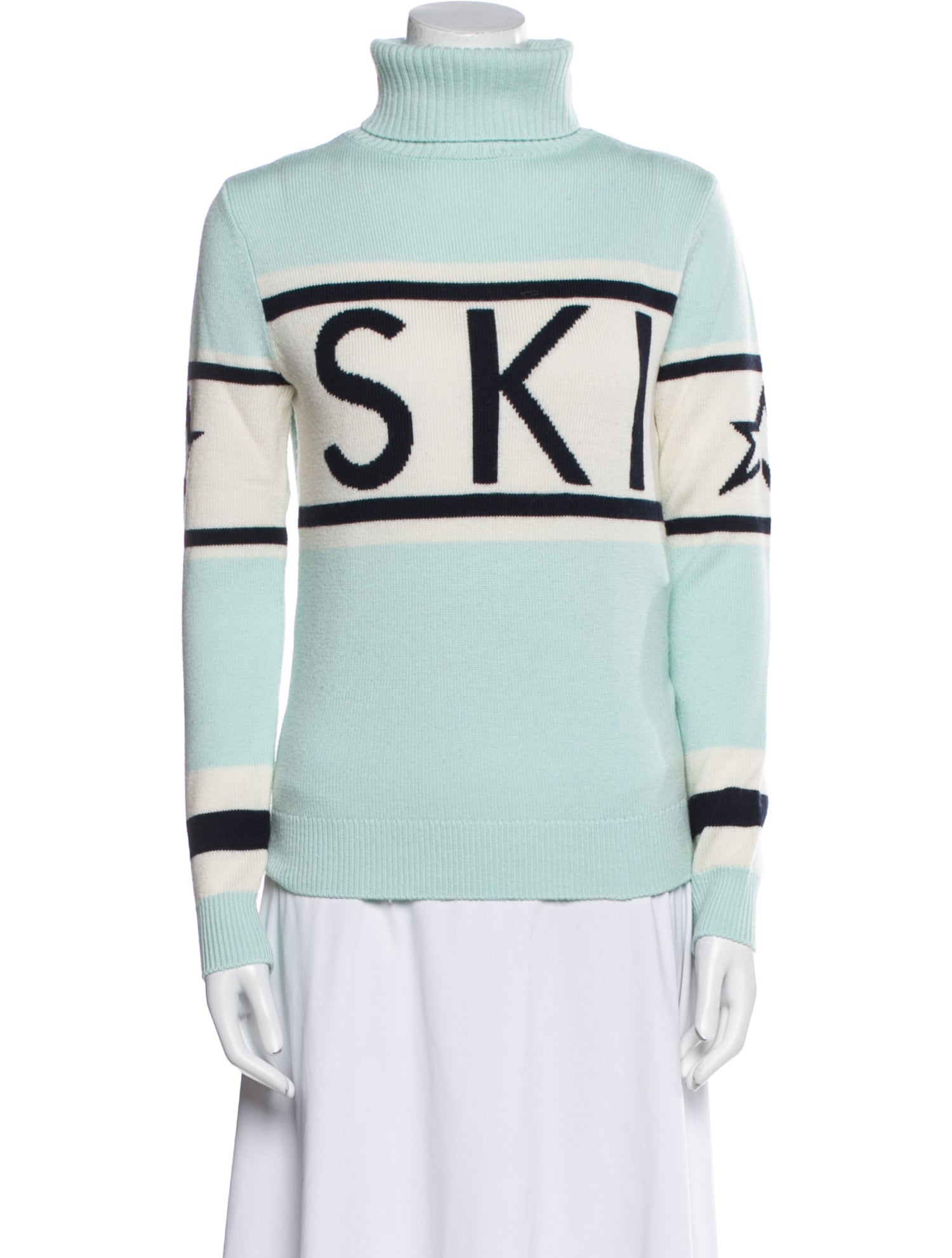 Perfect Moment Merino Wool Graphic Print Sweater