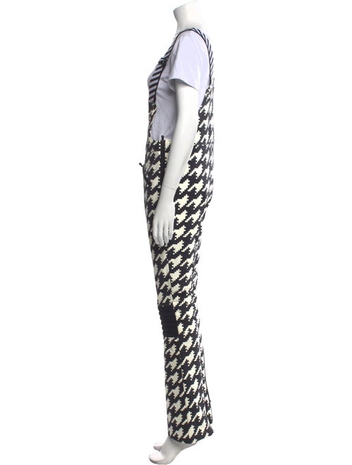 Perfect Moment Houndstooth Print Scoop Neck Jumpsuit