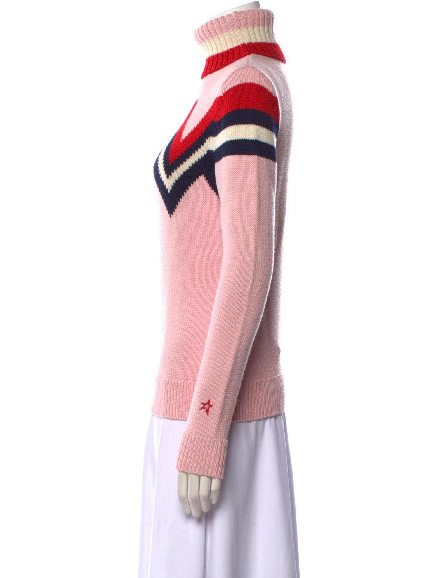 Perfect Moment Merino Wool Striped Sweater