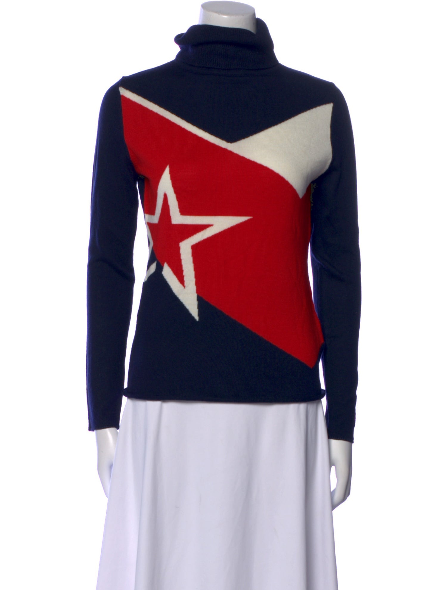 Perfect Moment Merino Wool Printed Sweater