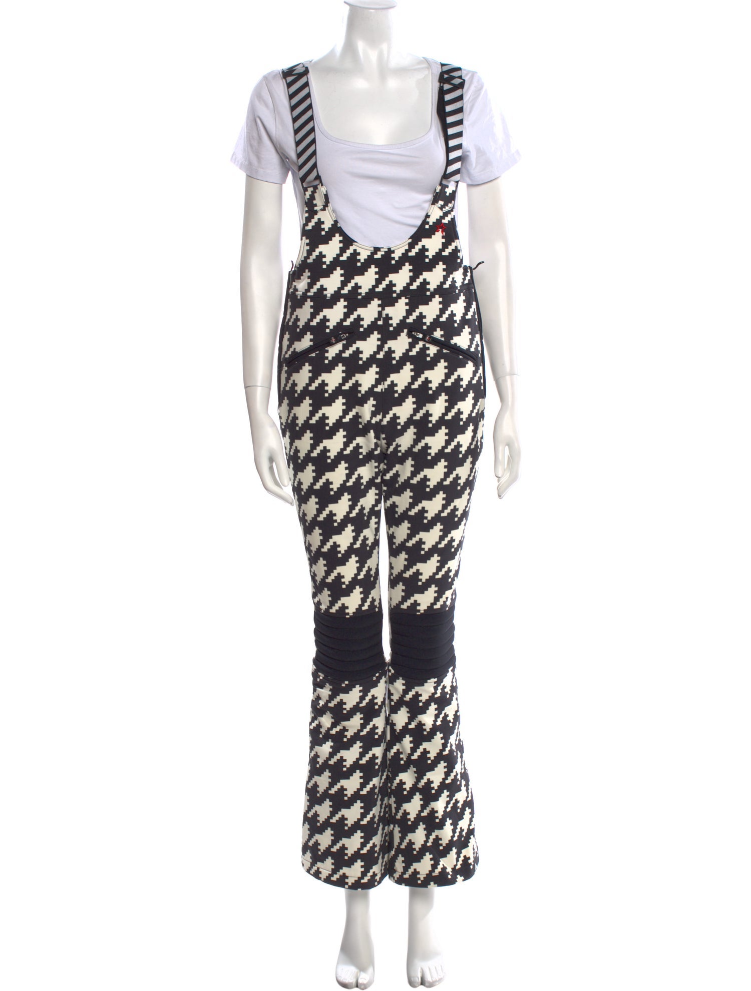 Perfect Moment Nylon Houndstooth Print Jumpsuit