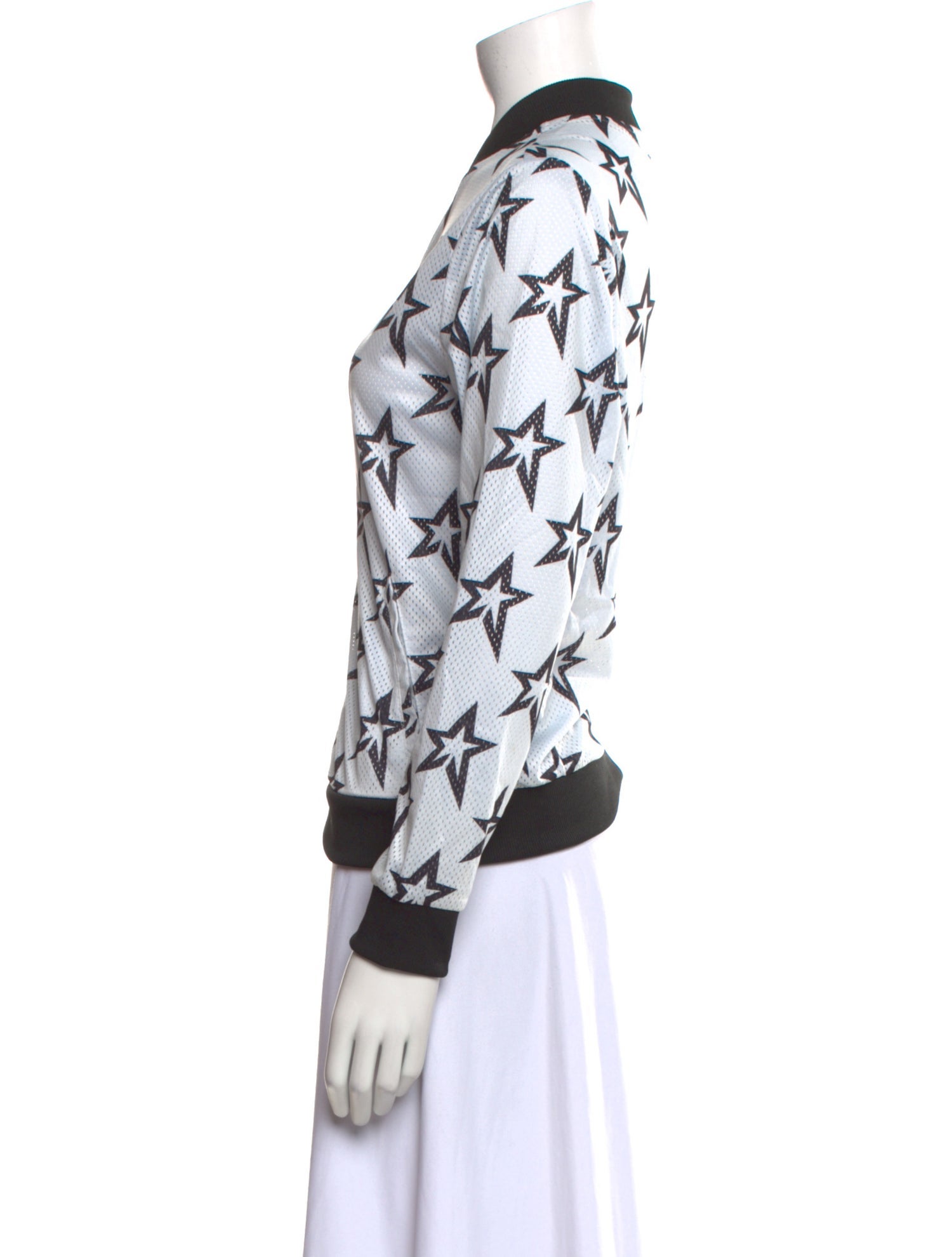 Perfect Moment Printed Mock Neck Sweatshirt