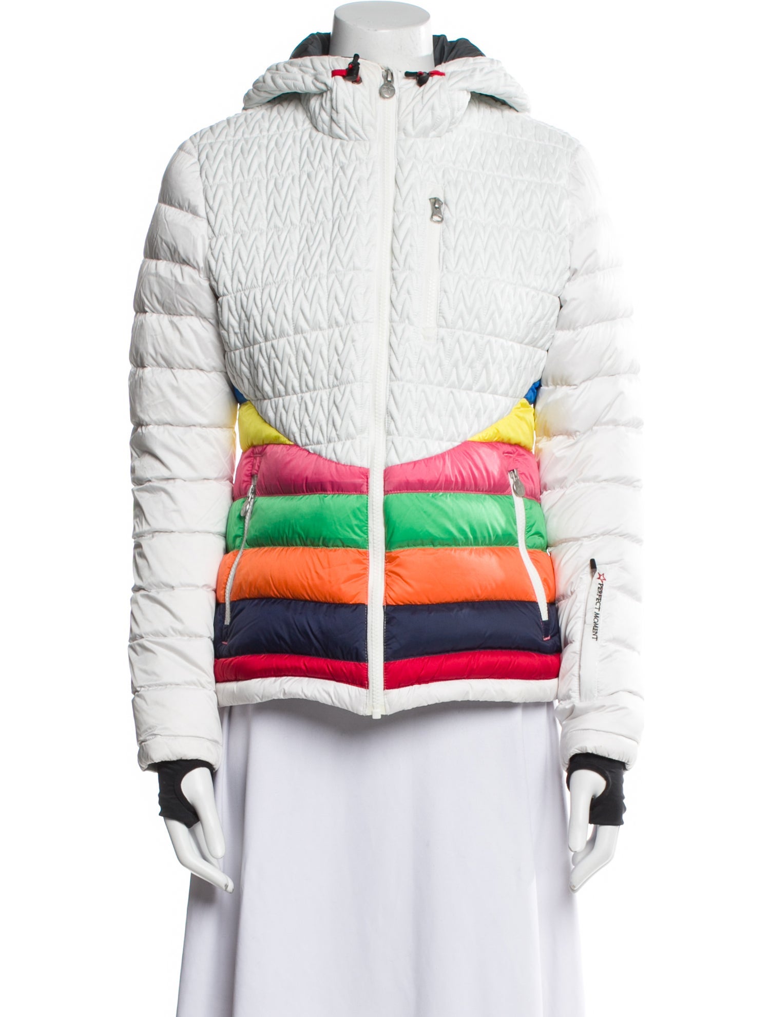 Perfect Moment Nylon Printed Down Jacket