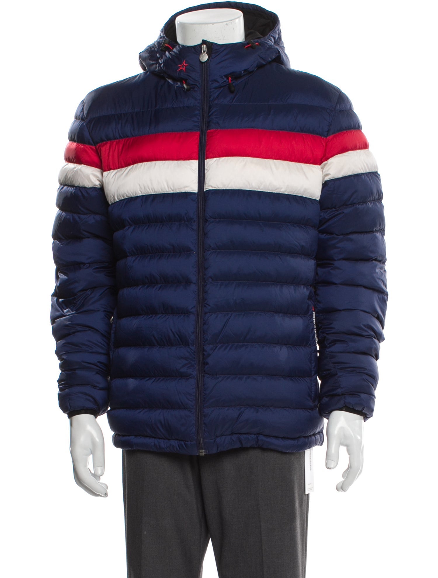 Perfect Moment Striped Puffer Coat