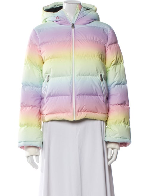 Perfect Moment Colorblock Pattern Down Jacket