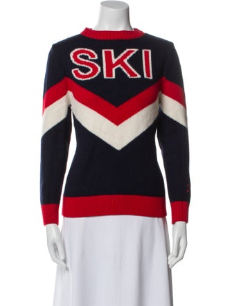 Perfect Moment Merino Wool Printed Sweater