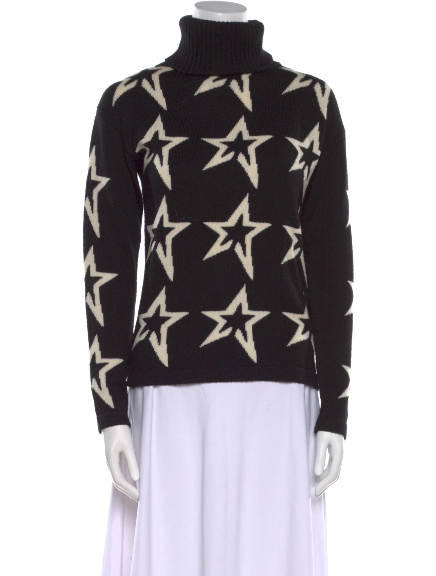 Perfect Moment Merino Wool Printed Sweater